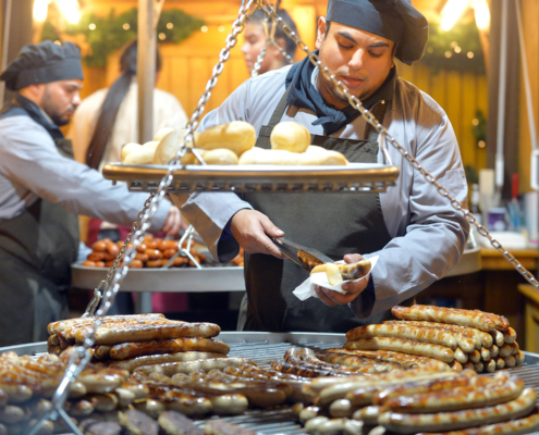 Harburger Weihnachtsmarkt auf dem Rathausplatz