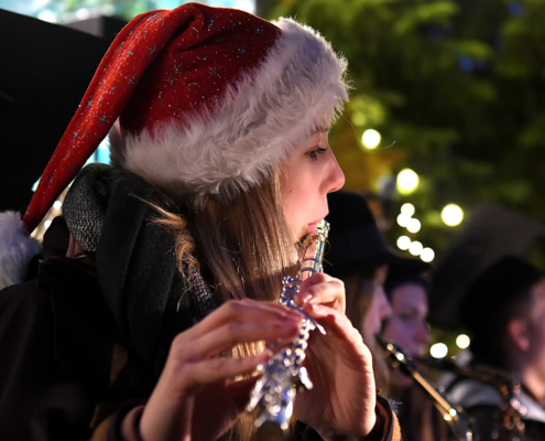 Harburger Weihnachtsmarkt auf dem Rathausplatz · Harburg musikalisch